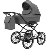 KUNERT Kinderwagen ROMANTIC retro Sportwagen Babywagen Babyschale Komplettset Kinder Wagen Set 1 in 1