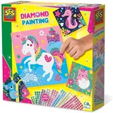 SES Creative Diamanten Mosaike Fröhliche Tiere Bastelset