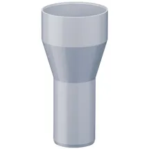 Inefa Reduzierstück Fallrohr PVC DN 85/75 Grau