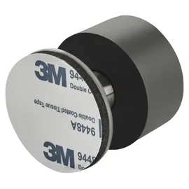 SOTech Türstopper HEKTOR Ø 40 mm H: 40 mm Edelstahl/schwarz Wandtürstopper Anschlagpuffer Türanschlagpuffer Anschlagschutz Türpuffer Türdämpfer selbstklebend