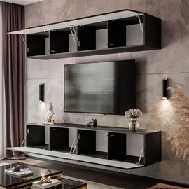 lookway Hängende, WOHNWAND COLGANTE mit LED Beleuchtung