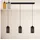 s.luce Cruet 3-flg. 120 cm oval schwarz