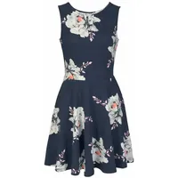 beachtime by lascana Strandkleid Blumenprint Blau 42
