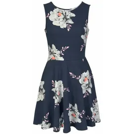 beachtime by lascana Strandkleid Blumenprint Blau 42