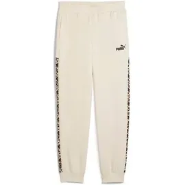 Puma ESS GRAPHIC Animal Comfort High-Waist Sweatpants Pink/Weiß L