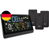 EMOS - Funk-Wetterstation Mit 3 Außensensoren Und Usb-Port - Thermometer, Hygrom