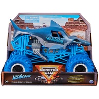 Spin Master Monster Jam, offizieller Megalodon Monster Truck, Druckguss-Fahrzeug zum Sammeln im Maßstab 1:24, Spielzeug für Kinder ab 3 Jahren