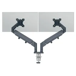 LEITZ Monitor-Halterung Dual dunkelgrau