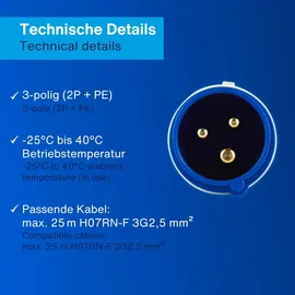 REV Ritter REV Caravan-Stecker 16A/220 V