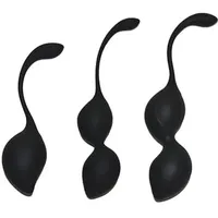 Rimba Toys Geneva Kegel Balls Trainingsset Schwarz