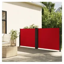 vidaXL Seitenmarkise Ausziehbar Rot 140x1000 cm
