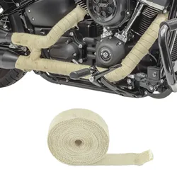 Motorrad Hitzeschutzband Craftride Auspuffband hellbraun 10m
