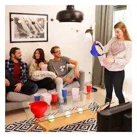 Relaxdays Popcorntüten, 100er Set, gestreift, Retro-Optik, Kino, Filmabend Zubehör, Pappe, Popcornbehälter, rot/weiß