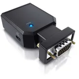 CSL 1080p VGA zu HDMI Video-/Audio Konverter, VGA & 3,5mm-Klinke zu HDMI Typ A