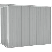 vidaXL Wand-Geräteschuppen 1,18 x 1,94 x 1,78 m grau
