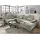 ed exciting design Wohnlandschaft beige, Kunststoff, 5-Sitzer, U-Form, mit Bettfunktion, Bettkasten", - 324 x 107 x 170 (218) cm, Wohnzimmer, Sofas, & Braun