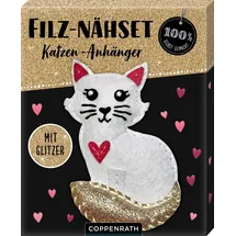 Coppenrath Verlag Filz-Nähset Katzen-Anhänger gold