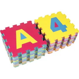 KIDUKU 86 teilige Puzzlematte TÜV Rheinland geprüft Kinderspielteppich, Spielmatte, Spielteppich für Baby & Kinder