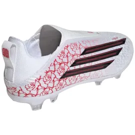 adidas F50 League Laceless FG/MG Cloud White / Core Black / Lucid Red 32