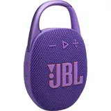 JBL Clip 5 Bluetooth Lautsprecher, Lila, Wasserfest