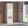 Forte Mehrzweckschrank Duro 71,2 x 212 x 41,3 cm Weiß
