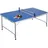 IDENA Tischtennisplatte compact klappbar Blau