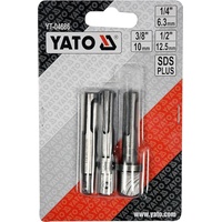 Yato YT-04686 Adapter Satz SDS-PLUS auf Vierkant für Steckschlüssel Einsatz Nüsse Bohrmaschine