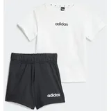 Adidas SPORTSWEAR "I LIN T-SET 160 - Jogginganzug Gr. 80 weiß