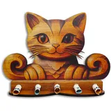 DRO Design – Geldgeschenk Groß aus HDF Holz für Hochzeit Geburtstag Jubiläum Geld Geschenk Geldgeschenke Katze Kitten