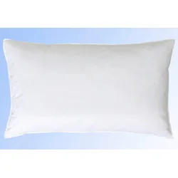 Federkissen CENTA-STAR "Kopfkissen Classic / Kopfkissen Soft", weiß, B:40cm L:80cm, Bezug: 100% Baumwolle. Füllung: 50% Daunen, 50% Federn, Kopfkissen