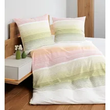 JANINE J. D. 87113 08 gestreift multicolor 200 x 220 cm + 2 x 80 x 80 cm
