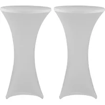 nyvi Stehtischhusse 2er 70-75 x 110-120 cm Weiß