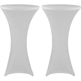 nyvi Stehtischhusse 2er 70-75 x 110-120 cm Weiß
