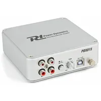 Power Dynamics PDX015 USB-Phono-Vorverstärker mit Software