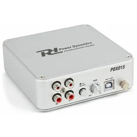 Power Dynamics PDX015 USB-Phono-Vorverstärker mit Software