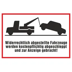 Hinweisschild - Parken