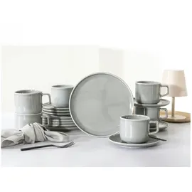 CreaTable Chef Collection Kaffeeservice 18-tlg. grau