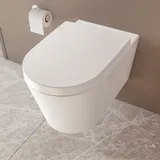 Vitra Options Wand-Dusch-WC mit WC-Sitz Weiß spülrandlos