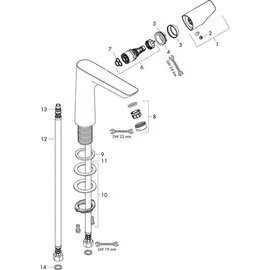 Hansgrohe Talis E 150 Einhandmischer chrom 71755000