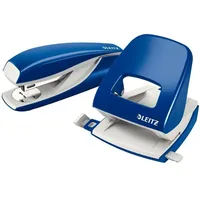 Leitz Locher und Heftgeräte Set WOW 5095 blau