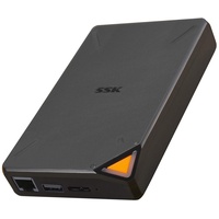 SSK Portable External Wireless NAS Hard Drive 1TB Personal Cloud Smart Storage with Own WiFi Hotspot, Automatic Backup, Wireless Remote Access to Phone/Tablet/PC/Laptop