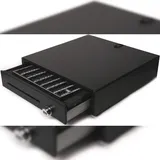 Blitzkasse Kassenlade iQCash410MBZS RJ11 mit Zahlenschloss und Münzbrett