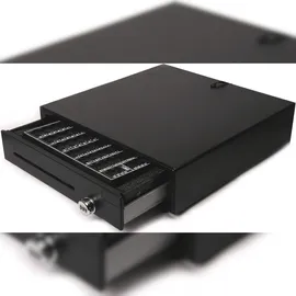 Blitzkasse Kassenlade iQCash410MBZS RJ11 mit Zahlenschloss und Münzbrett