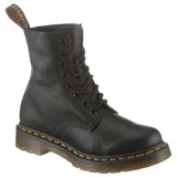 Schnürboots DR. MARTENS "1460 PASCAL 8 Eye Boot", Damen, Gr. 38, schwarz, Leder, unifarben, casual, Schuhe, Blockabsatz,Schnürschuh,Stiefelette mit Luftkammernsohle-schmale Form, Topseller