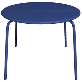 vente-unique Gartentisch Ø 110 x 74 cm Dunkelblau