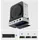 ORICO MiniDock 10-in-1 Dockingstation mit SSD-Festplatteneinschub – Silber Grau/Silber