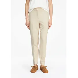 Comma, Strukturierte Cigarette-Pants Hose Beige 36