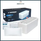 Luftentfeuchter Set Nachfüllpack 500g stromlos 40 m2 90 Tage Wessper Humifill
