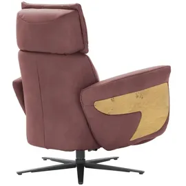 HIMOLLA Relaxsessel Leder 77 x 84 x 101 cm Rot