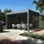 BellaVista Sichtschutzelement für Pergola Pavillon mit Lamellen Dach Oasis anthrazit